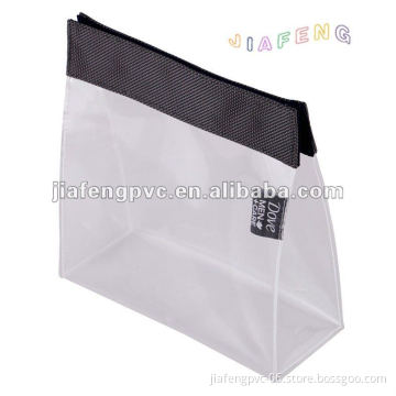 600D Top Part,Frosted EVA Stitched Wash Bag with Side Gusset